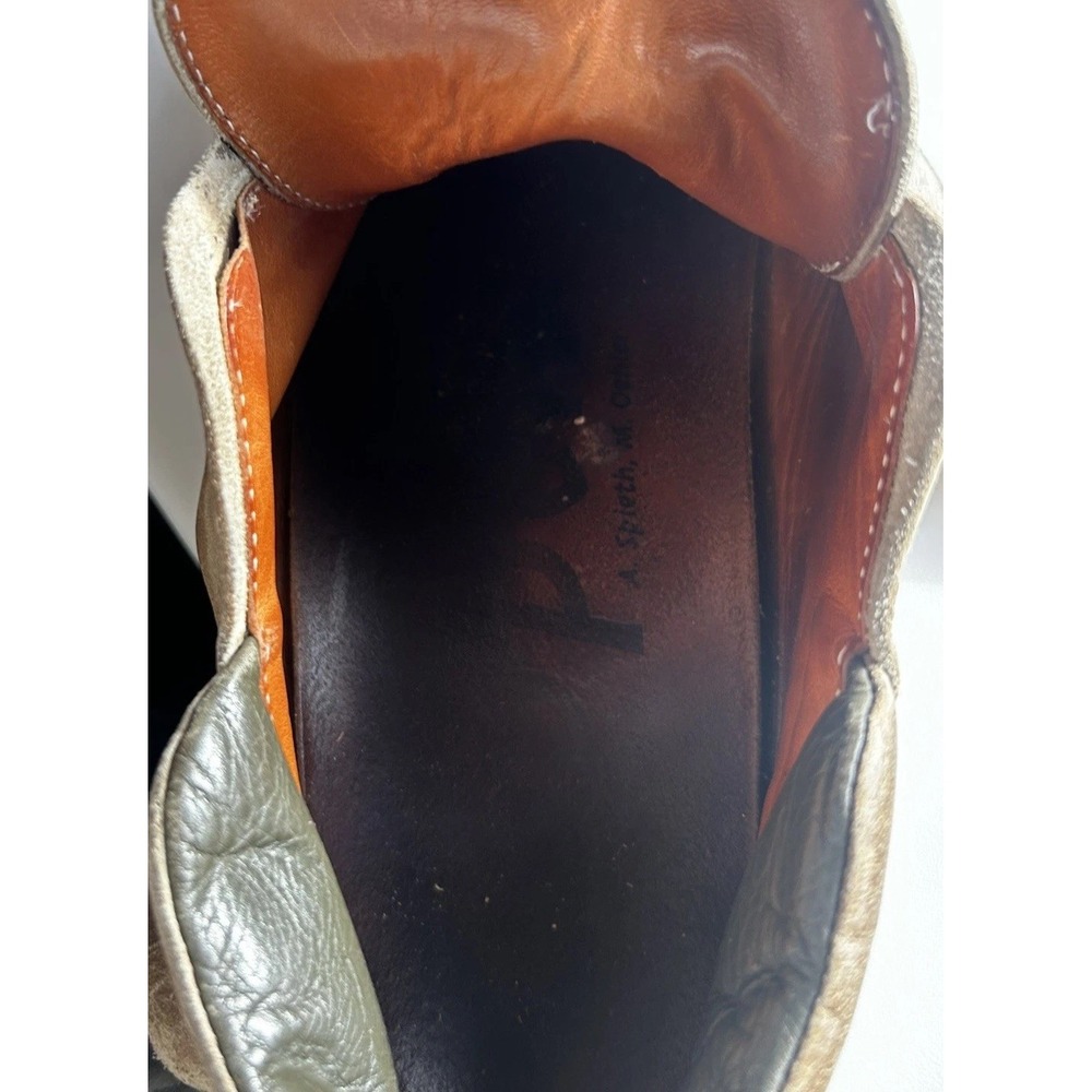 Trippen A. Spaeth / M. Oehler Distressed Brown Leather Straps - Picture 11 of 13